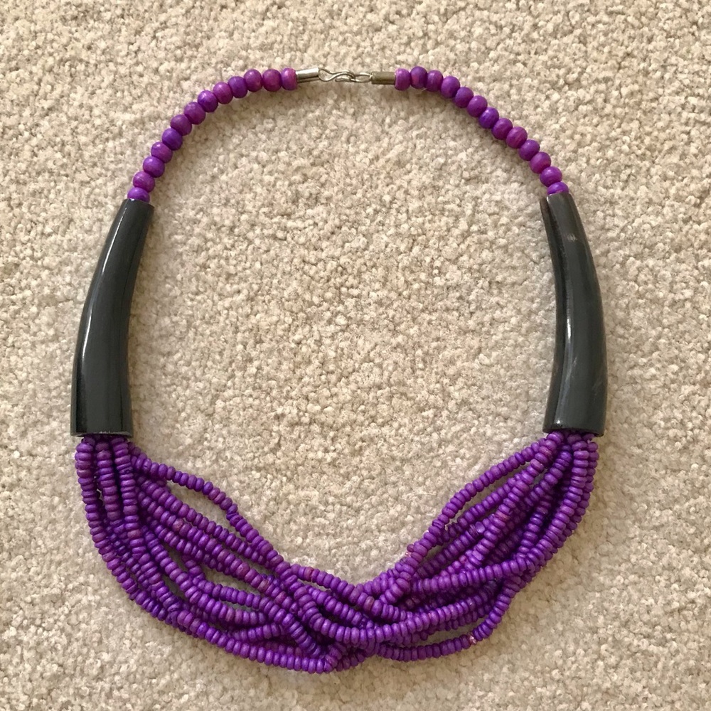 Black & Purple Necklace